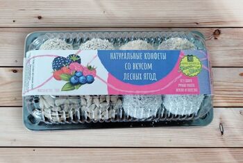 Натуральные конфеты со вкусом "Лесных ягод" 200 гр. (пластик)