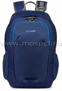 Синий рюкзак антивор Venturesafe 15L G3