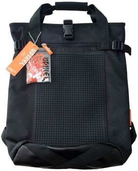 Черный молодежный рюкзак с пиксельной панелью BY-NB018