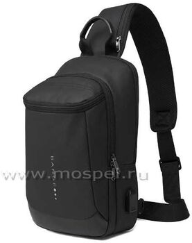 Однолямочный рюкзак с карманом на спинке BG1910
