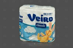 Туалетная бумага VEIRO 2сл. 4шт. Классик