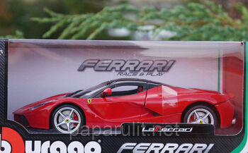 Ferrari LaFerrari - Bburago, масштаб 1:24, цвет красный